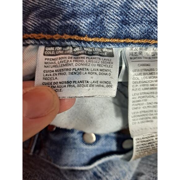 Levi's Men's Light Wash Mid Rise Regular Fit‎ Straight Leg Jeans Size 40x30 - Picture 10 of 10